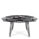 Cronus Glass Poker Table