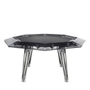 Cronus Glass Poker Table