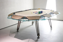 Cronus Glass Poker Table
