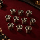 Cup Holders Pack of 10 - Steel/ Brass
