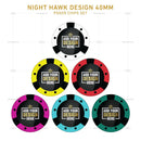 Customisable Casino Poker Chips, Night Hawk Design, 40mm