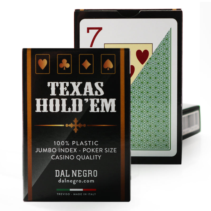 Dal Negro Texas Holdem Playing Cards - Multi Colors