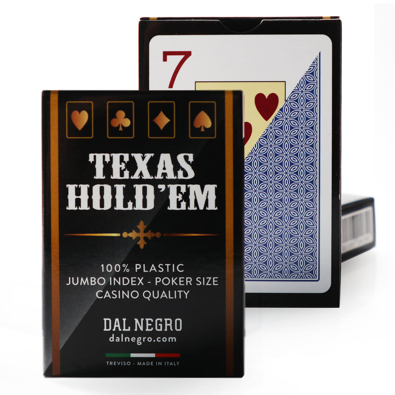 Dal Negro Texas Holdem Playing Cards - Multi Colors