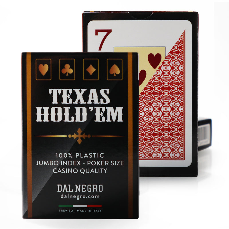 Dal Negro Texas Holdem Playing Cards - Multi Colors