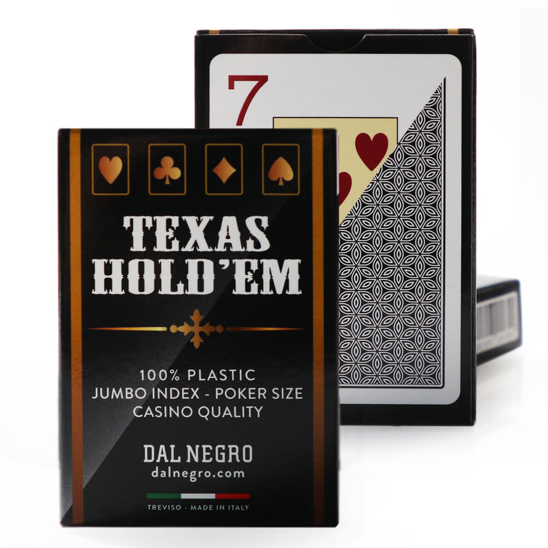 Dal Negro Texas Holdem Playing Cards - Multi Colors