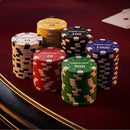 Dice Poker Chipset w/o Denomination - DC, 300/500 Pcs, Plastic, 40mm, 12g