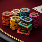 Emperial Poker Chipset - TN, 300/500/800/1000/1200 Pcs, 10/30/50/80/100 Plaques, Clay, 45mm, 18g