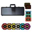 Emperial Poker Chipset - TN, 300/500/800/1000 Pcs, 10/30/50/80 Plaques, Clay, 45mm, 18g