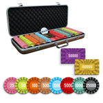 Eterna Poker Chipset - 300/500 Pcs, 10/20 Plaques, Ceramic, 40/45/50mm, 10/14/17g