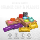 Eterna Poker Chipset - 300/500 Pcs, 10/20 Plaques, Ceramic, 40/45/50mm, 10/14/17g