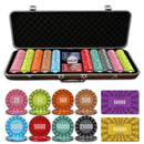 Eterna Poker Chipset - 300/500 Pcs, 10/20 Plaques, Ceramic, 40/45/50mm, 10/14/17g