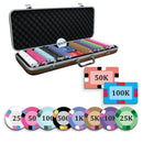 Evy Poker Chipset - 300/500 Pcs, 10/20 Plaques, Ceramic, 40/45/50mm, 10/14/17g