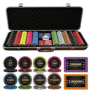 Fiesta Rings Poker Chipset - 300/500 Pcs, 10/20 Plaques, Ceramic, 40/45/50mm, 10/14/17g