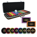 Fiesta Rings Poker Chipset - 300/500 Pcs, 10/20 Plaques, Ceramic, 40/45/50mm, 10/14/17g