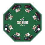 Folding Poker Table Top - Octagonal, 4x4ft