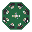 Folding Poker Table Top - Octagonal, 4x4ft