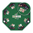 Folding Poker Table Top - Octagonal, 4x4ft