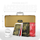 KEM Poker Chipset - MC, 300/500 Pcs, Clay, 40mm, 14g