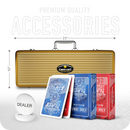 Aria Vegas Poker Chipset - NH, 300/500 Pcs, Clay, 40mm, 14g