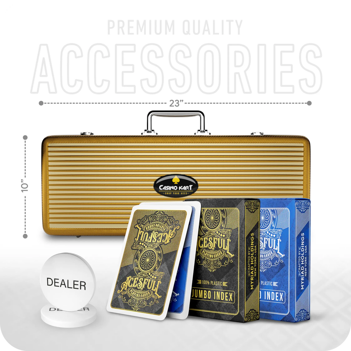 Buy NFT Luxe Poker Chipset GR Clay at Best Price in India on