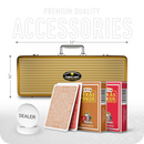 Modiano King Poker Chipset - EPT, 300/500 Pcs, Clay, 40mm, 14g