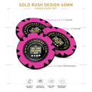 Customisable Casino Poker Chips, Gold Rush Design, 40mm