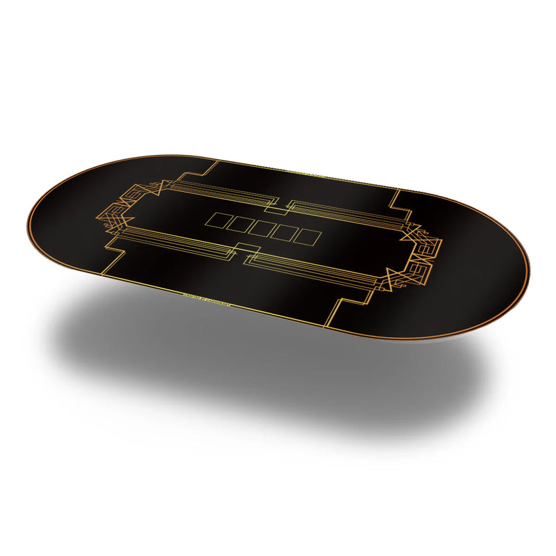 Gambit Poker Mat - Oval, 6x3ft