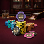 Gold Bullion Poker Chipset - GR, 300/500 Pcs, Clay, 40mm, 14g