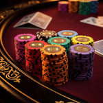 Gold Bullion Poker Chipset - GR, 300/500 Pcs, Clay, 40mm, 14g