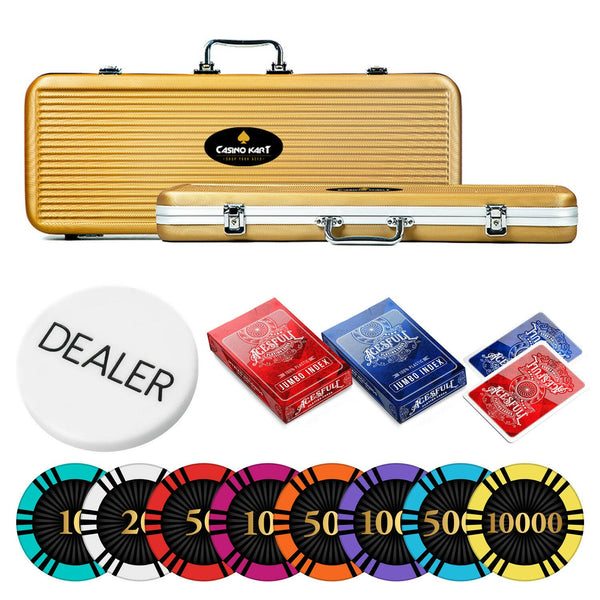 Phantom Poker Chipset - TS, 300/500 Pcs, Clay, 40mm, 14g