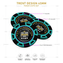 Customisable Casino Poker Chips, Trent Design, 45mm