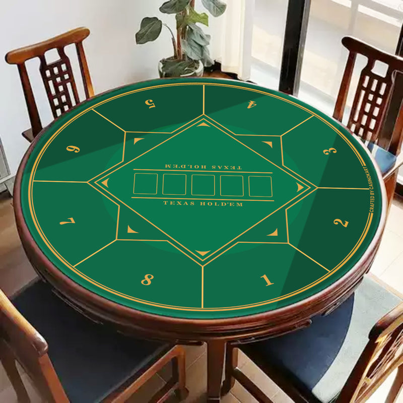 Gripper Series Poker Table Mat - Round, 4x4ft