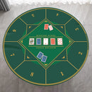 Gripper Series Poker Table Mat - Round, 4x4ft