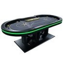 Swirl Rings Poker Table