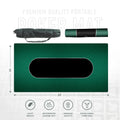 High Stakes Poker Mat - Green, 8x4ft
