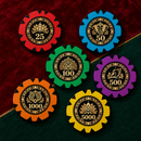 Insignia Poker Chipset - GR, 300/500 Pcs, Clay, 40mm, 14g