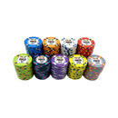 King of The River Poker Chipset - 300/500 Pcs, 10/20 Plaques, Ceramic, 40/45/50mm, 10/14/17g