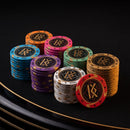 Knight Angel Poker Chipset - 300/500 Pcs, 10/20 Plaques, Ceramic, 40/45/50mm, 10/14/17g