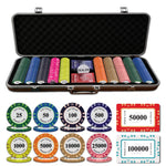 Las Vegas Poker Chipset - 300/500 Pcs, Ceramic, 40/45/50mm, 10/14/17g