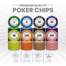 Las Vegas Poker Chipset - 300/500 Pcs, Ceramic, 40/45/50mm, 10/14/17g