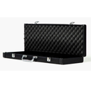 Luxe Leatherite Poker Chips Case - Black