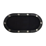 Masterfold Poker Table Top - Oval, 6x3ft