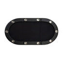 Masterfold Poker Table Top - Oval, 6x3ft