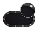 Masterfold Poker Table Top - Oval, 6x3ft