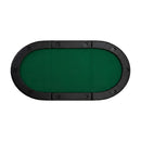 Masterfold Poker Table Top - Oval, 6x3ft