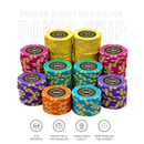 Medallion Poker Chipset - GRG, 300/500 Pcs, Clay, 40mm, 14g