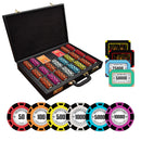 Modiano Poker Chipset - TN, 300/500/800/1000 Pcs, 10/30/50/80 Plaques, Clay, 45mm, 18g