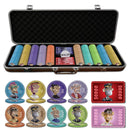 NFT Monkey Poker Chipset - 300/500 Pcs, 10/20 Plaques, Ceramic, 40/45/50mm, 10/14/17g