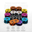 NFT Monkey Poker Chipset - GR, 300/500 Pcs, Clay, 40mm, 14g