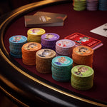 NFT Monkey Poker Chipset - 300/500 Pcs, 10/20 Plaques, Ceramic, 40/45/50mm, 10/14/17g